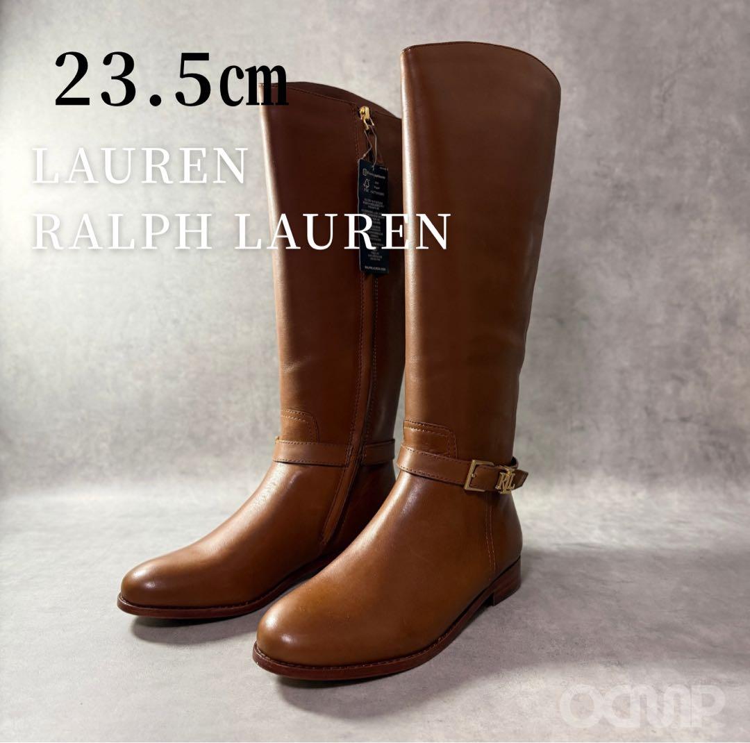 新品✨LAUREN ラルフローレン Brooke Tall 本革 ロングブーツ - メルカリ