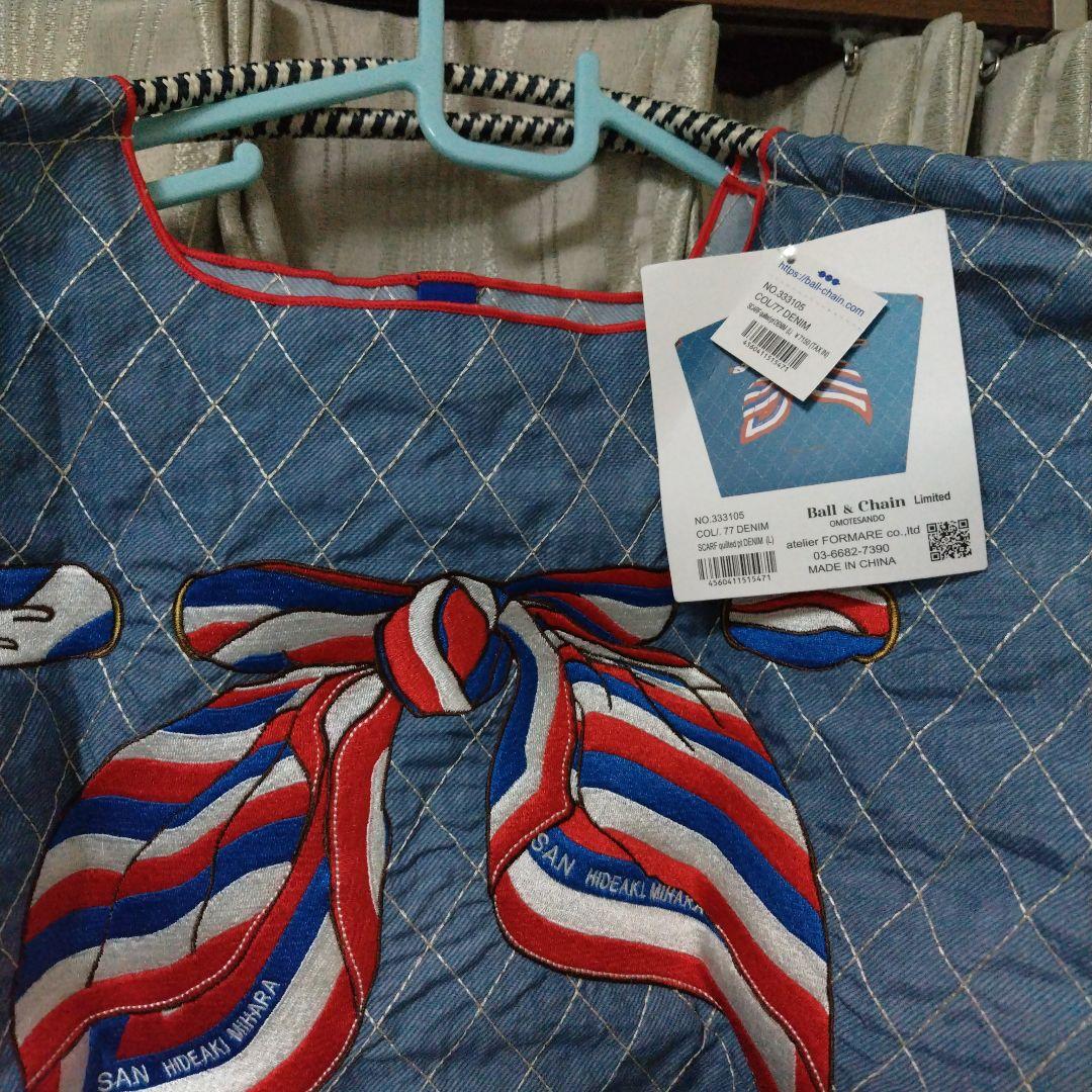新品未使用※タグ付き※ボールアンドチェーン※表参道限定※スカーフ柄※L