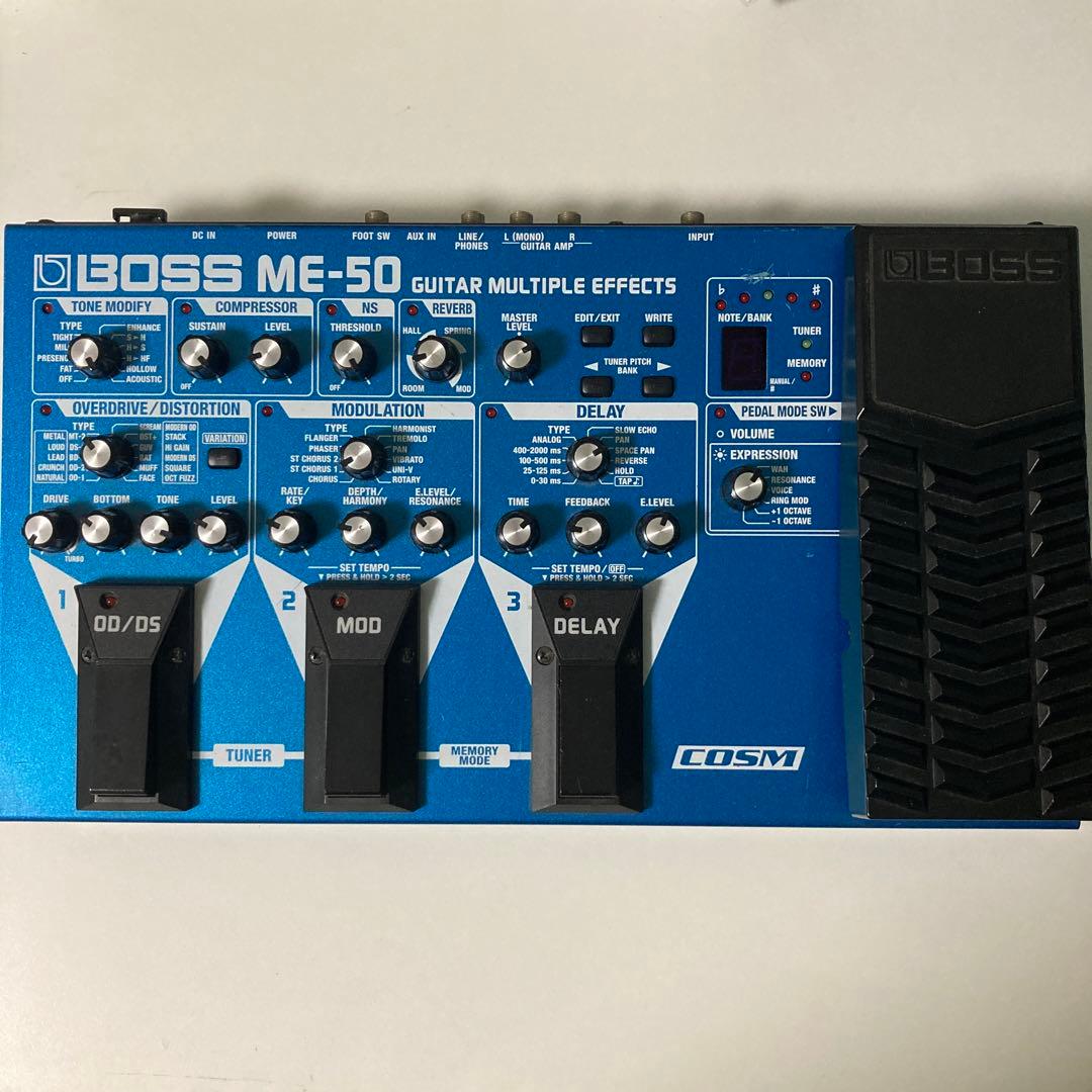 King Gnuの常田も使用】BOSS ME-50 ギターマルチエフェクター - メルカリ