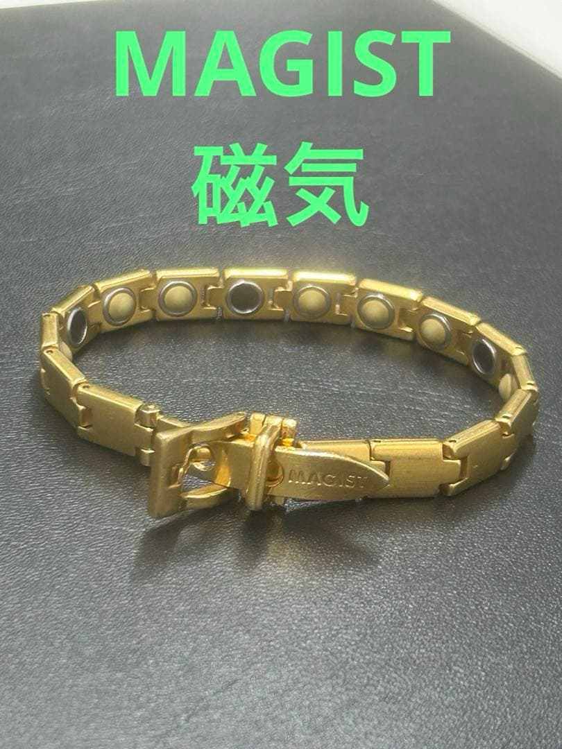 MAGIST マジスト磁気ブレスレット ジャンボ尾崎ゴルフ男女17.5-18.5