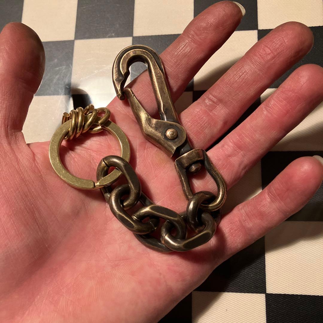 ヴィンテージカラビナ使用 キーチェーン！新品未使用 キーホルダー