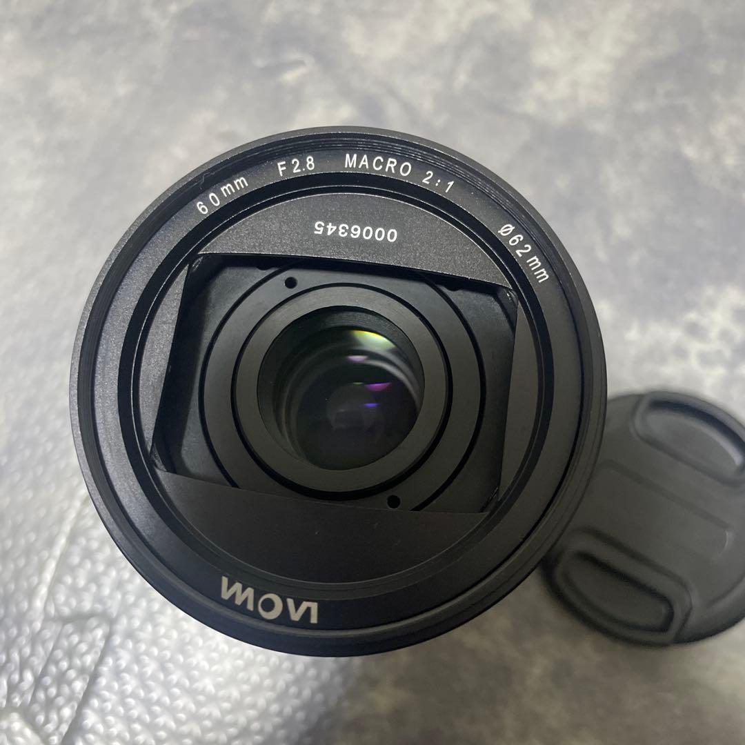 レンズ(単焦点) LAOWA 60mm F2.8 macro カメラレンズ 60mm F2.8 2X ULTRA MACRO APS-C用 ブラック [ニコンF