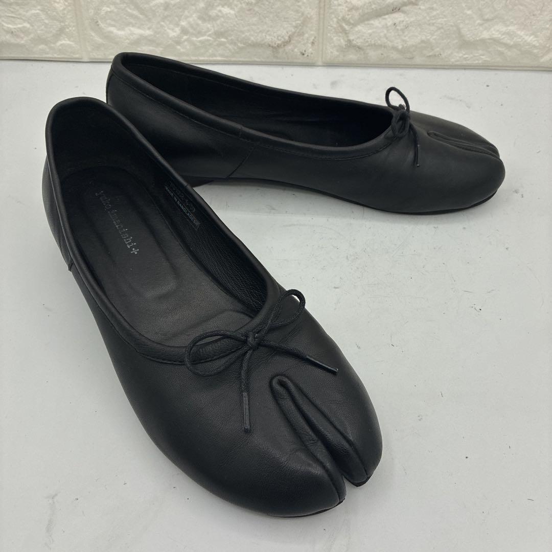 【美品】ユウコイマニシプラス HACHI 足袋シューズ 39 ブラック タビ