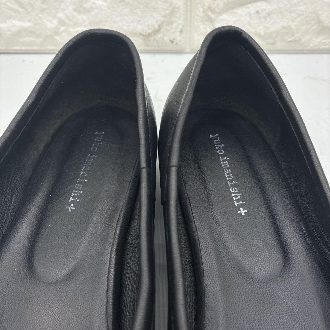 【美品】ユウコイマニシプラス HACHI 足袋シューズ 39 ブラック タビ