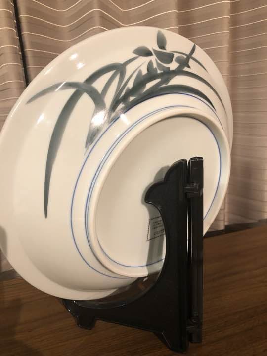 希少性◎！正規品 九谷焼 飾皿 31㎝ 開運、幸福！ 鶴 🎊