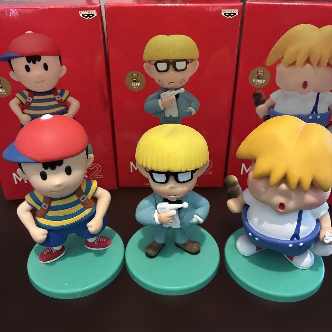 MOTHER2 ギーグの逆襲 フィギュアコレクション2 ネス ジェフ ポーキー MOTHER2』からネス、ポーラ、ジェフ、プー、どせいさんの粘土