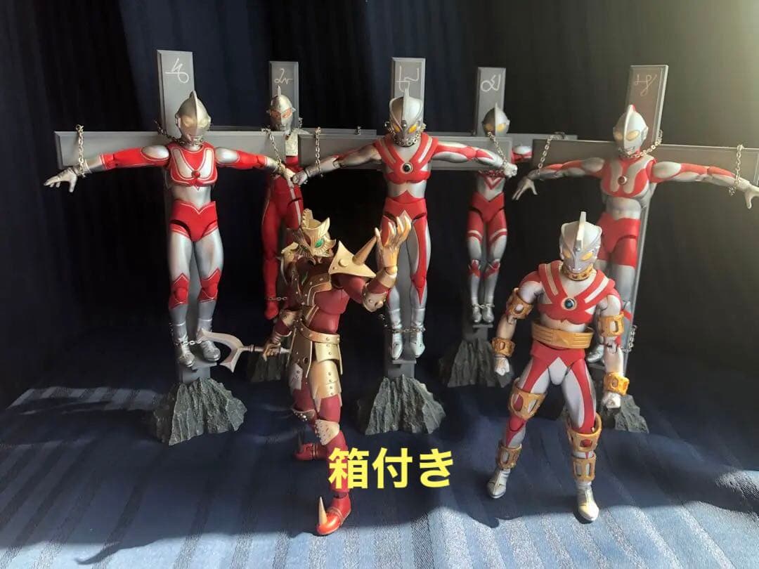 ULTRA ACT 死刑！ウルトラ五兄弟セット ULTRA-ACT エースロボット＆ゴルゴダ星セット レビュー 死刑 ウルトラ5