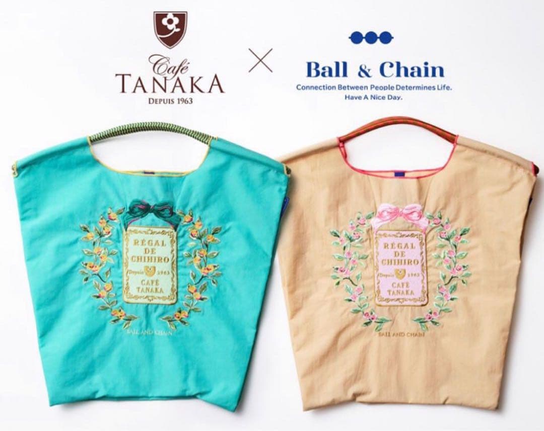 【新品】 ボールアンドチェーン　カフェタナカコラボバッグ　ベージュM m27692288979_1.jpg?1743608088