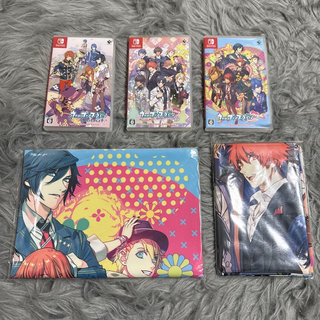 うたプリ Switch Debut LOVE AASS 特典 5点セット Amazon.co.jp: うたプリ Switch 特典 セット ステラ 那月 翔 藍 Debut