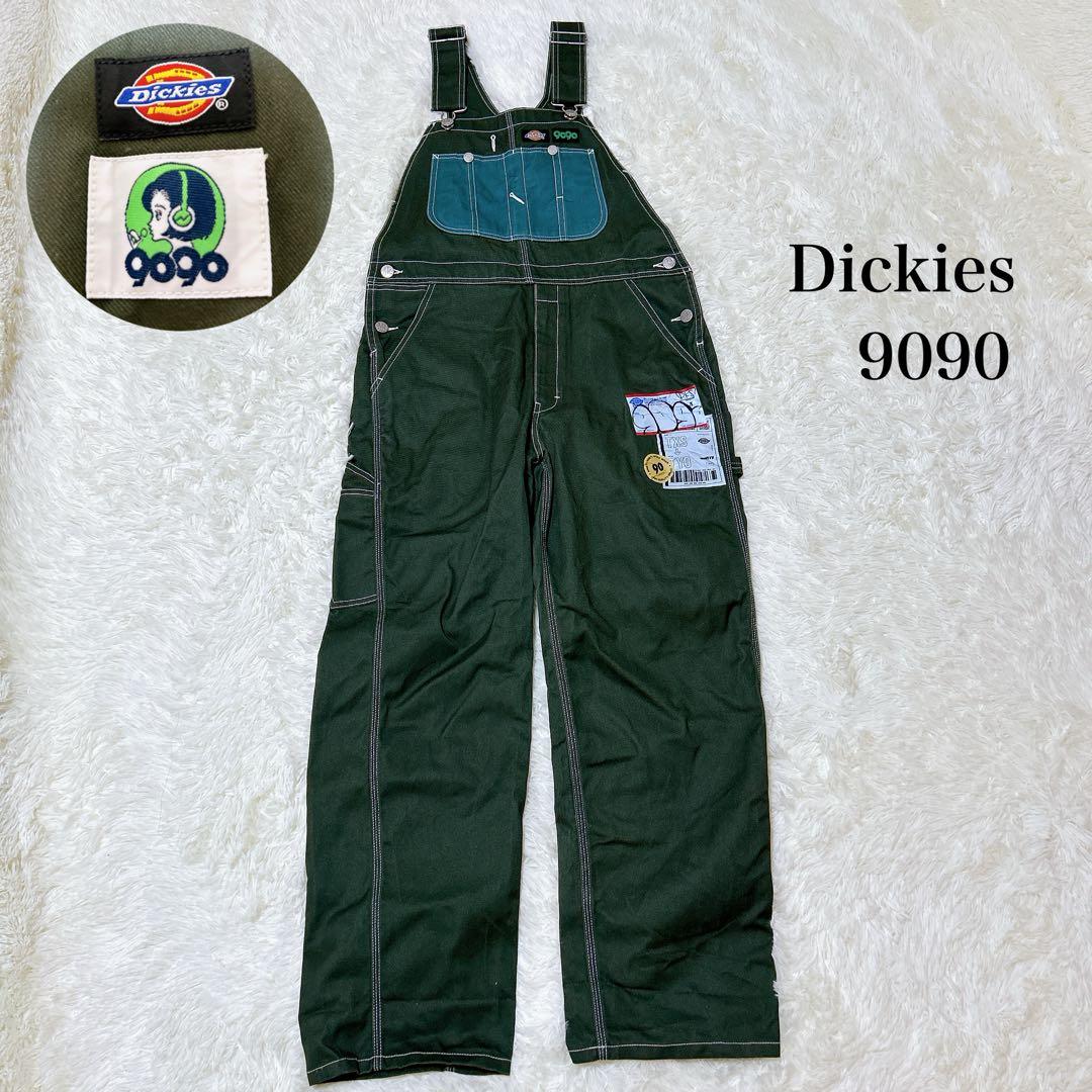 激レア】 Dickies 9090コラボ オーバーオール モスグリーン - メルカリ