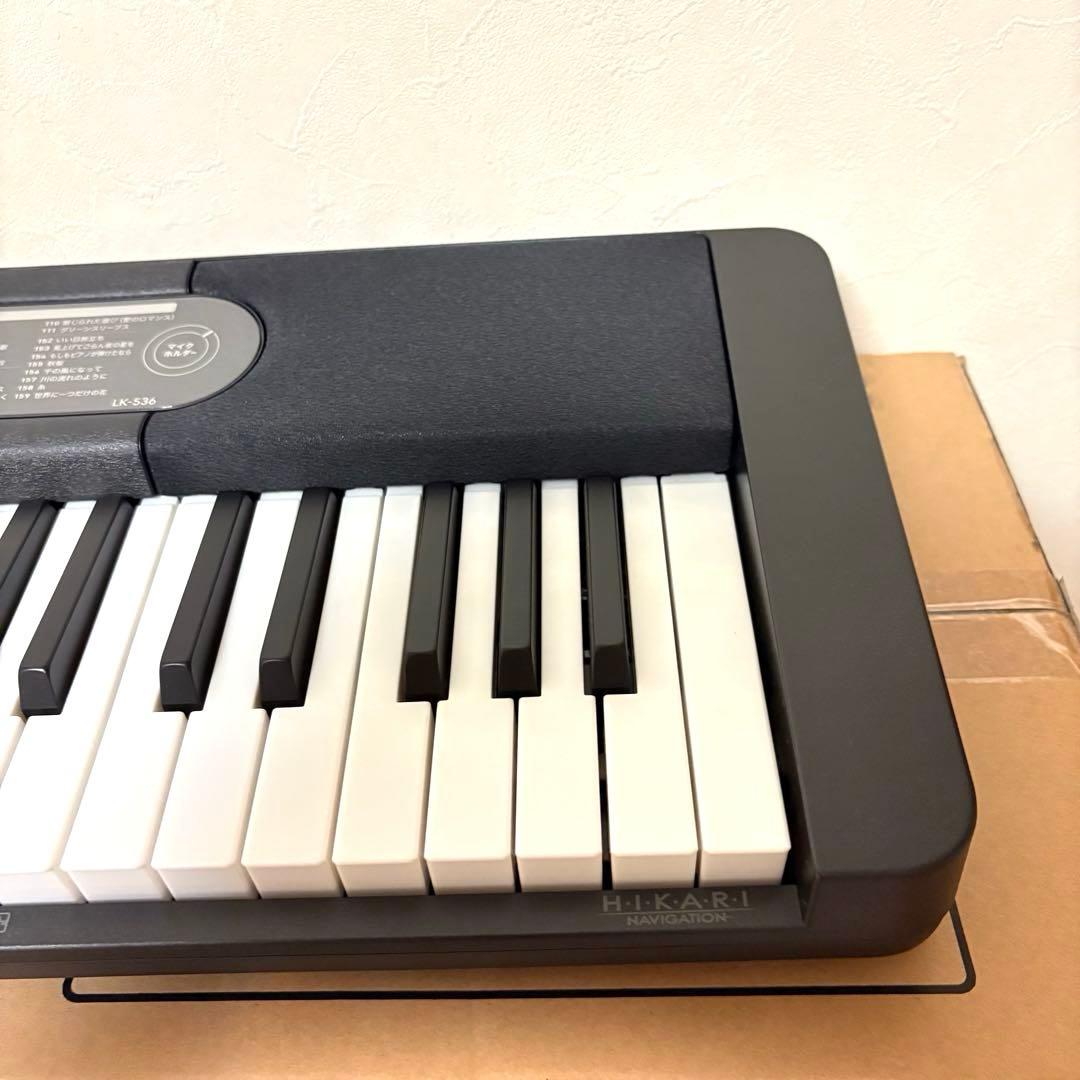 カシオ CASIO 光ナビゲーション キーボード LK-536 2025年製 - メルカリ