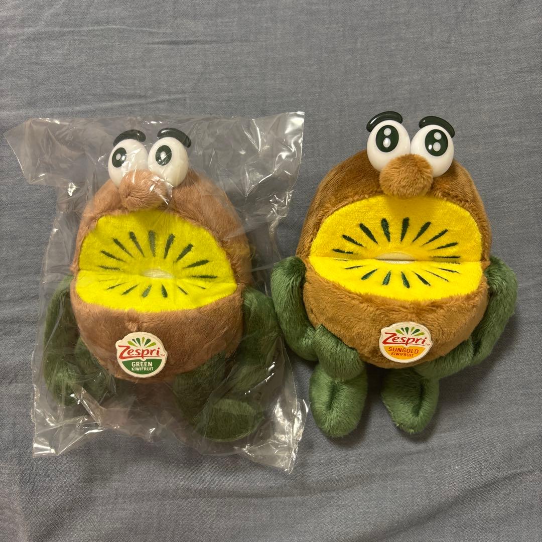 Zespri キウイフルーツ ぬいぐるみ 2個セット 正規品 小サイズ - メルカリ