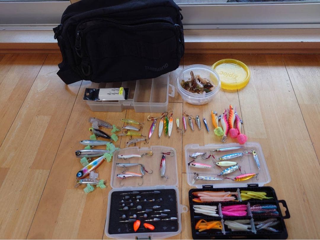 シマノヒップバック　ルアーまとめ売り シマノ ヒップバッグ S ブラック BW-021T - 釣具のポイント 【公式