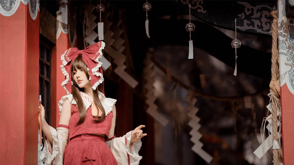 即日出荷 東方Project 博麗霊夢 コスプレ Mサイズ 森森仙 - メルカリ