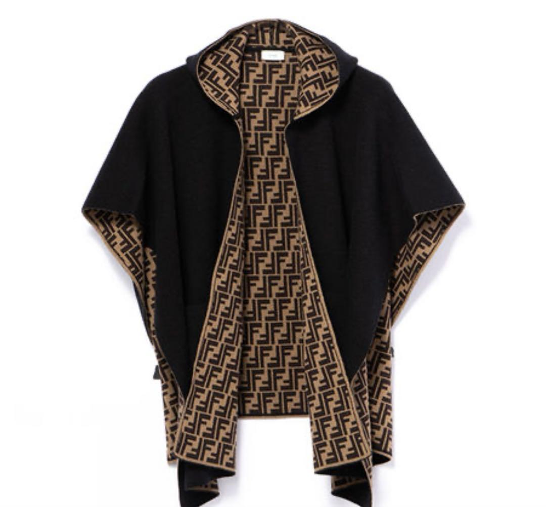 一回着用のみ　FENDI リバーシブル ケープ FENDI - フェンディ FENDI 【大人もOK】キッズ ケープ リバーシブル FF