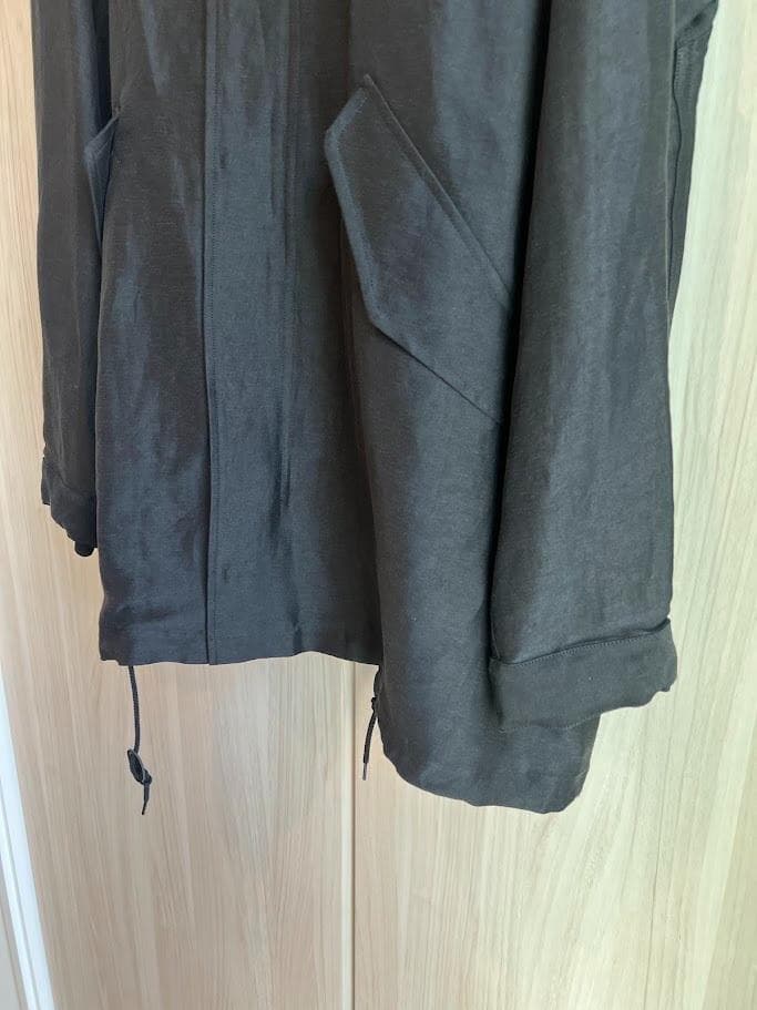 新品未使用】Graphpaper Back Satin 黒 モッズコート - メルカリ