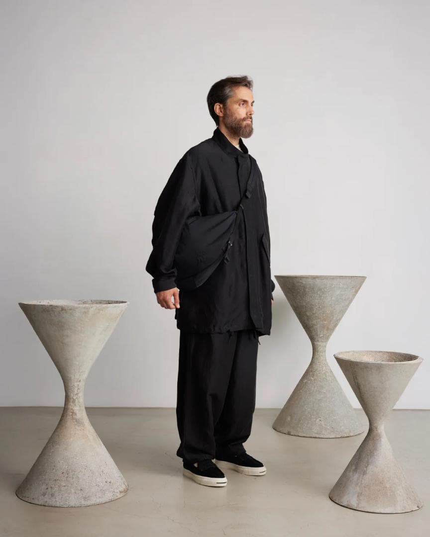 新品未使用】Graphpaper Back Satin 黒 モッズコート - メルカリ