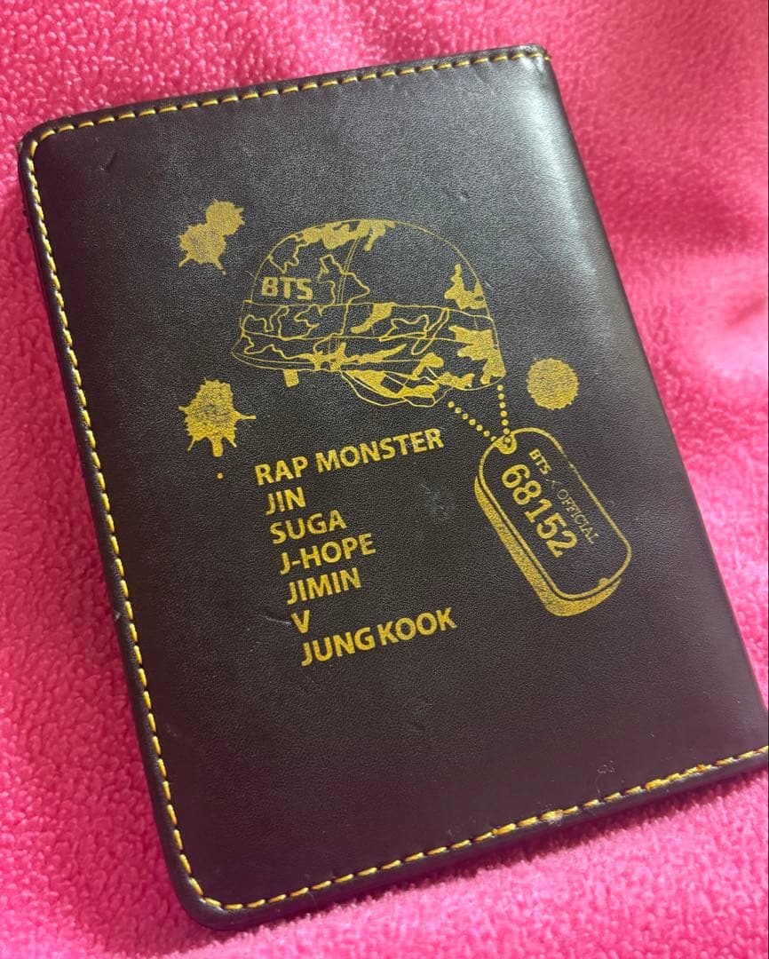 BTS FC継続特典 シュガサイン入りポーチ BTS FC SUGA FC継続特典