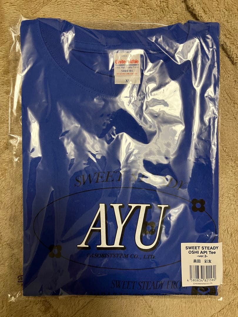 sweet steady すいすて 推しアピ Tシャツ 青 奥田彩友 - メルカリ