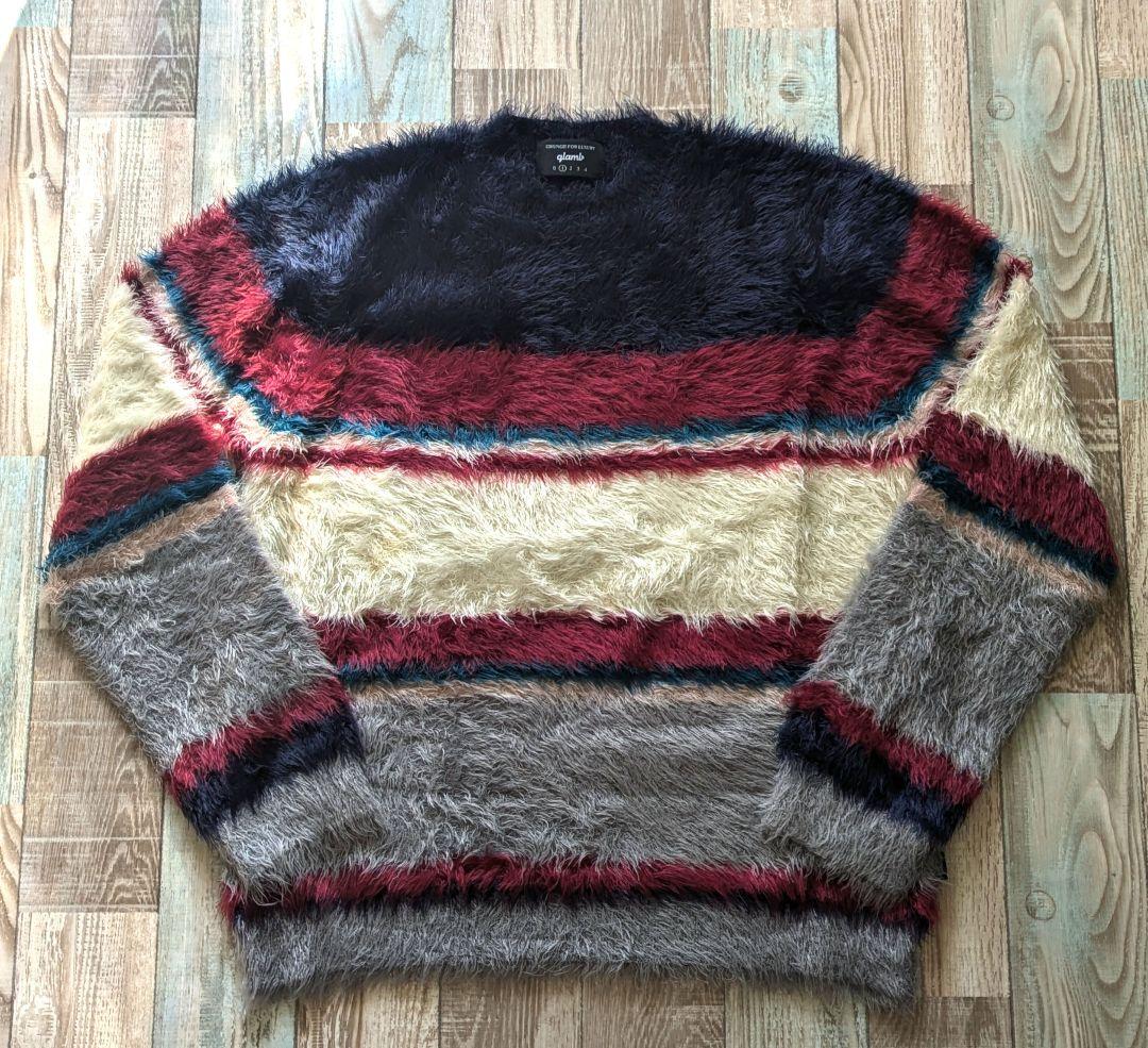 glamb グラム Kaylee border knit ボーダー ニット - メルカリ