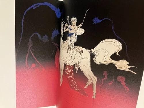 レア 天野喜孝イラスト「魔笛」初版本 帯付き ファンタジー アート