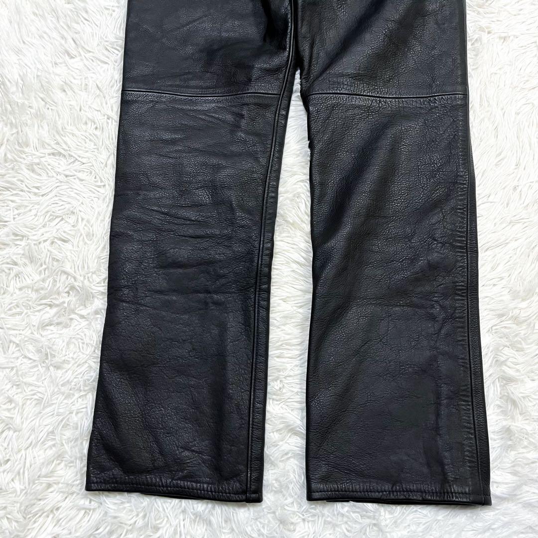 売約済 超希少4L クシタニ レザーパンツ ライディングパンツ 牛革