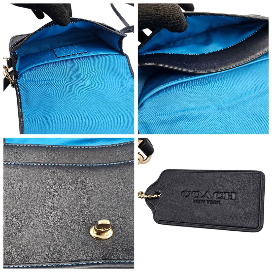 美品 COACH ディンキー ターンロック ショルダーバッグ クラブ