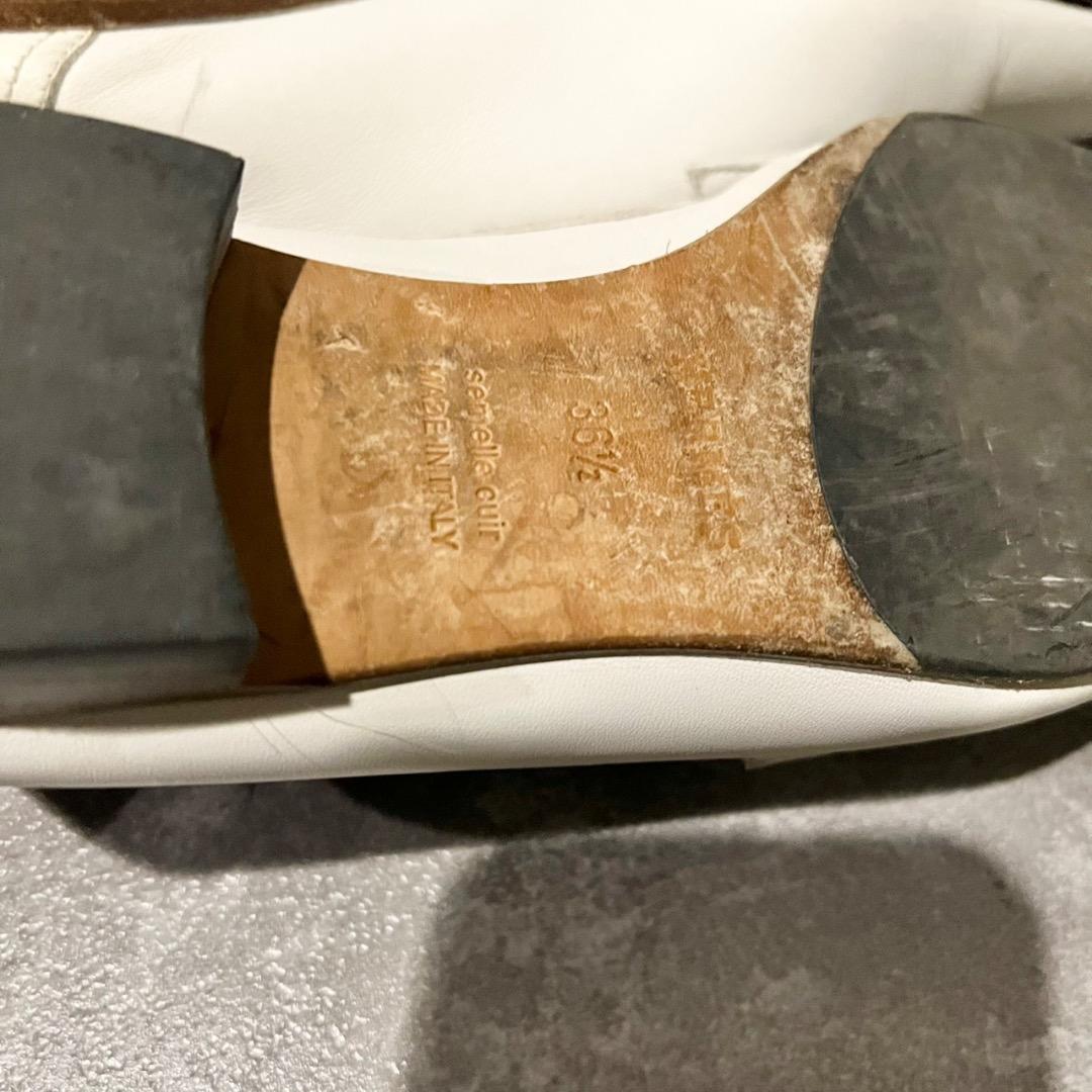 ⭐️HERMES⭐️エルメス コンスタンス ローファー ホワイト 23.5cm