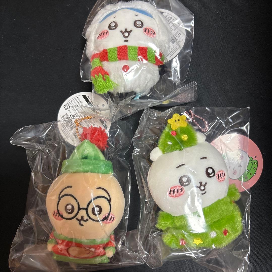 ちいかわ ハッピーホリデーなマスコット 3体セット 予約】ちいかわ ハッピーホリデーなマスコット（ちいかわ）【2024年4月