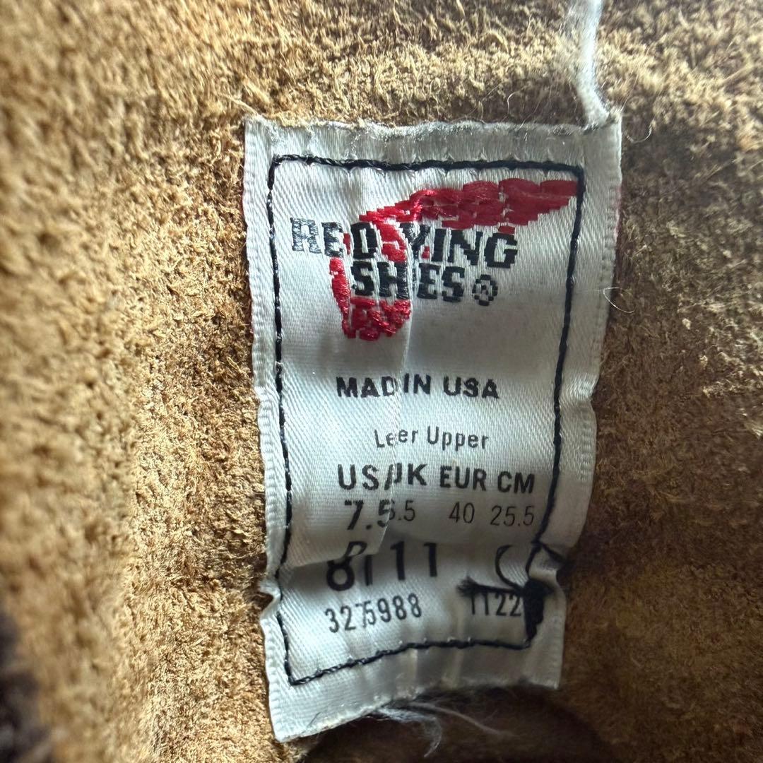 Redwingレッドウイング アイアンレンジャー8111D 25.5cm