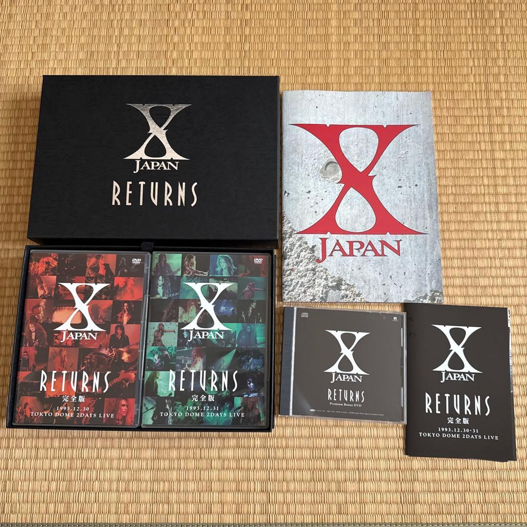 X JAPAN DVD 全4BOX 初回限定生産