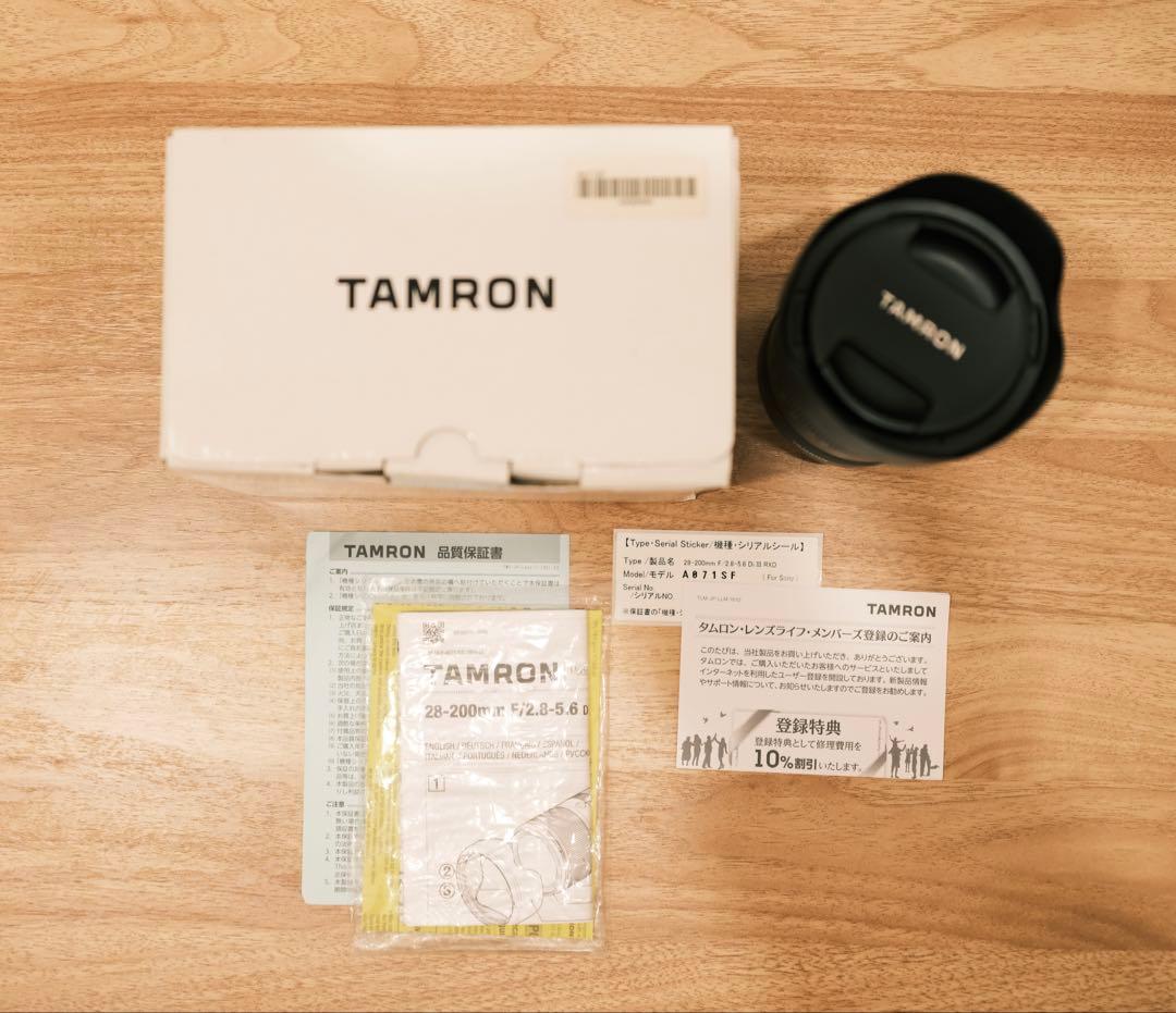 レンズ(ズーム) TAMRON28-200mm F/2.8-5.6 Di III RXD A071