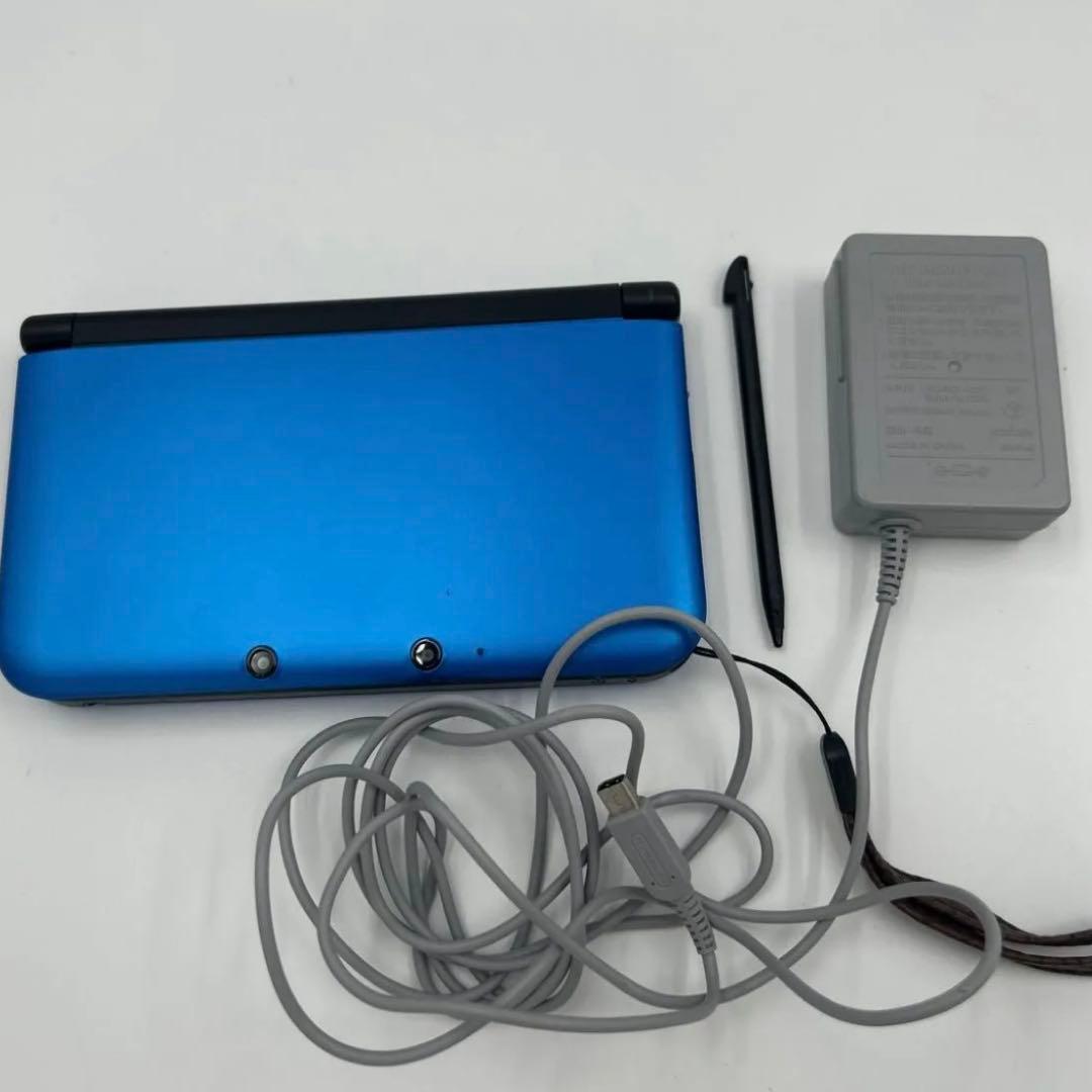 ニンテンドー3DS LL 青 本体 ACアダプター付き - メルカリ
