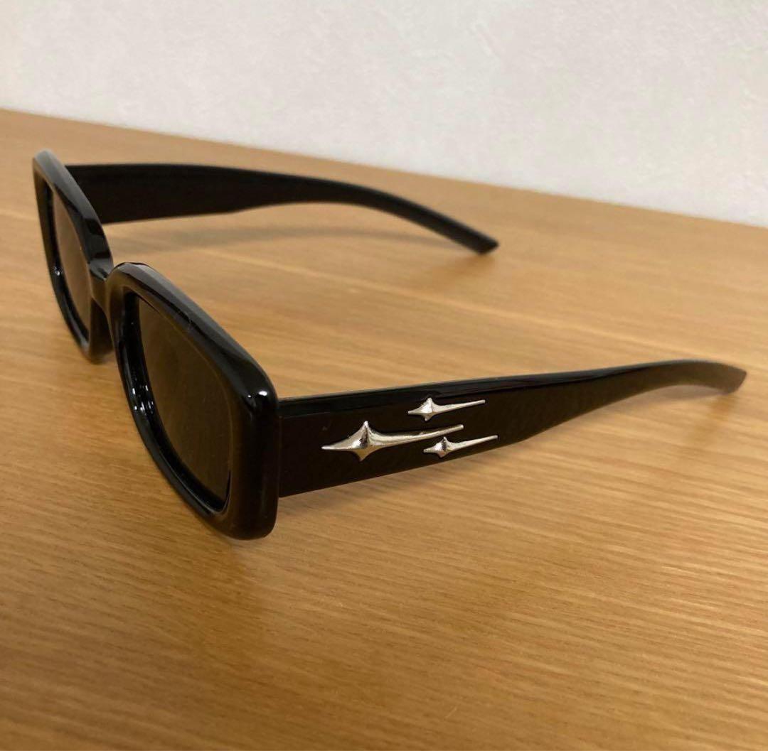 レクタングルサングラスgentle monster キャットアイ ブラックy2k