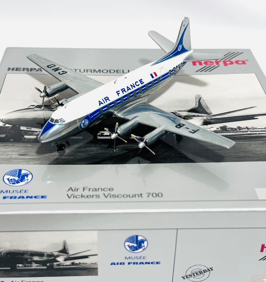 HERPA 1/200 Vickers Viscount 700 エールフランス HERPA 1/200 Vickers Viscount 700 エールフランス - メルカリ