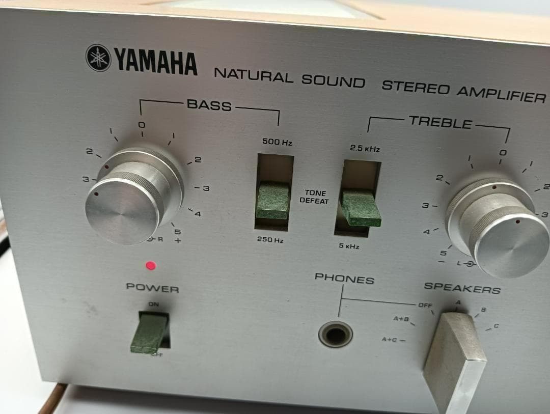YAMAHA CA-1000 II ヤマハ プリメインアンプ レトロ 通電確認済 - メルカリ
