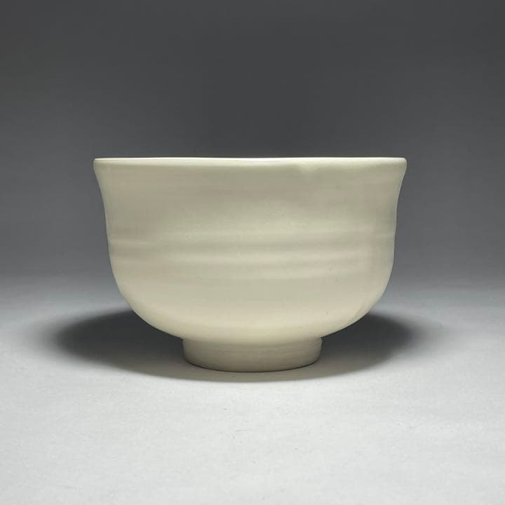 ◆名陶 『篠田義一』作 白磁茶碗 師：近藤悠三 美術年鑑評価110万円 茶道具◆