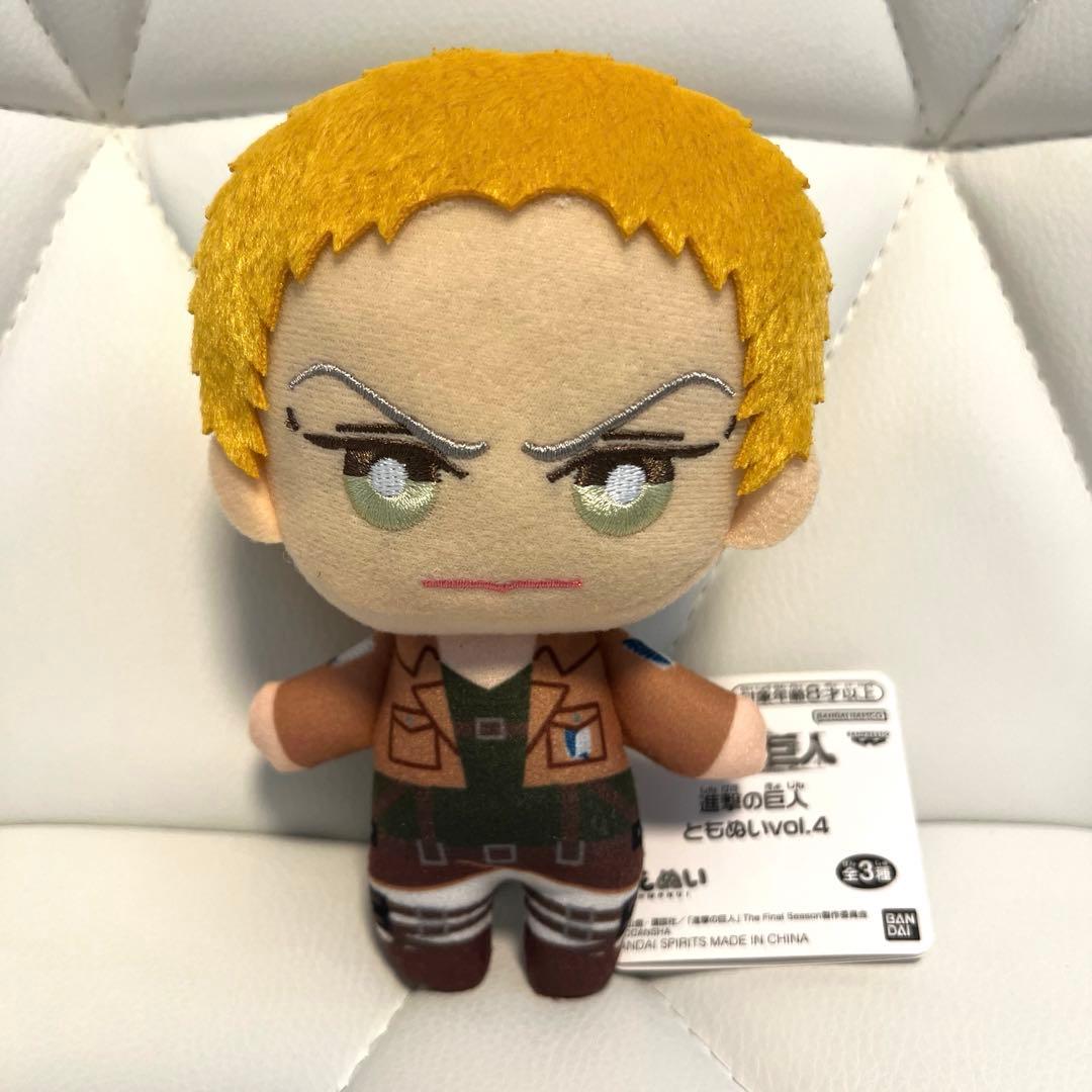 進撃の巨人 ともぬい ライナー ブラウン ぬいぐるみ - メルカリ