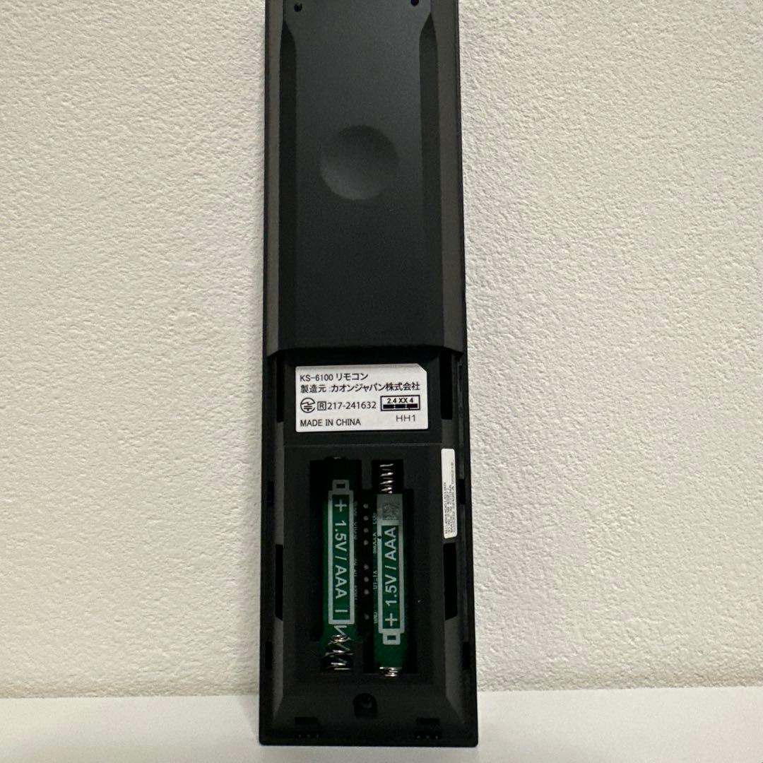 ひかりTVトリプルチューナー（4K対応）モデル KS-6100 リモコンのみ