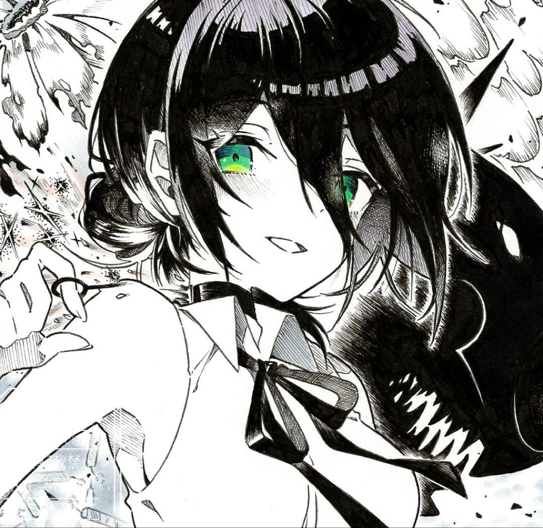 零*様 【チェンソーマン・レゼ】☆オリジナル 手描きイラスト