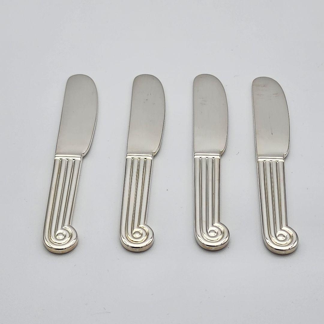 ☆Christofle☆ バターナイフ 4本セット シルバー 箱付き - メルカリ