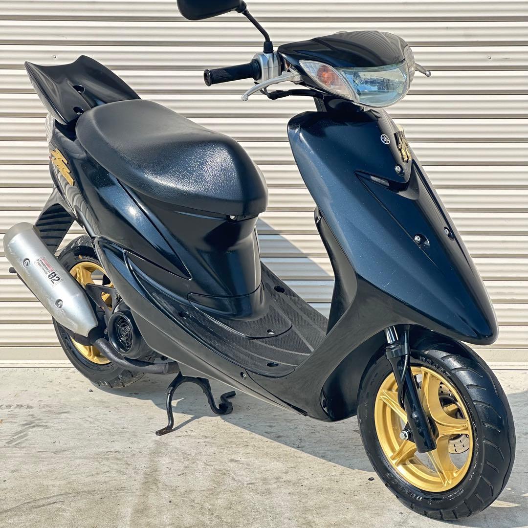 y茨城 ヤマハ ジョグ ZRエボリューション SA16J 人気の黒 2スト エボ