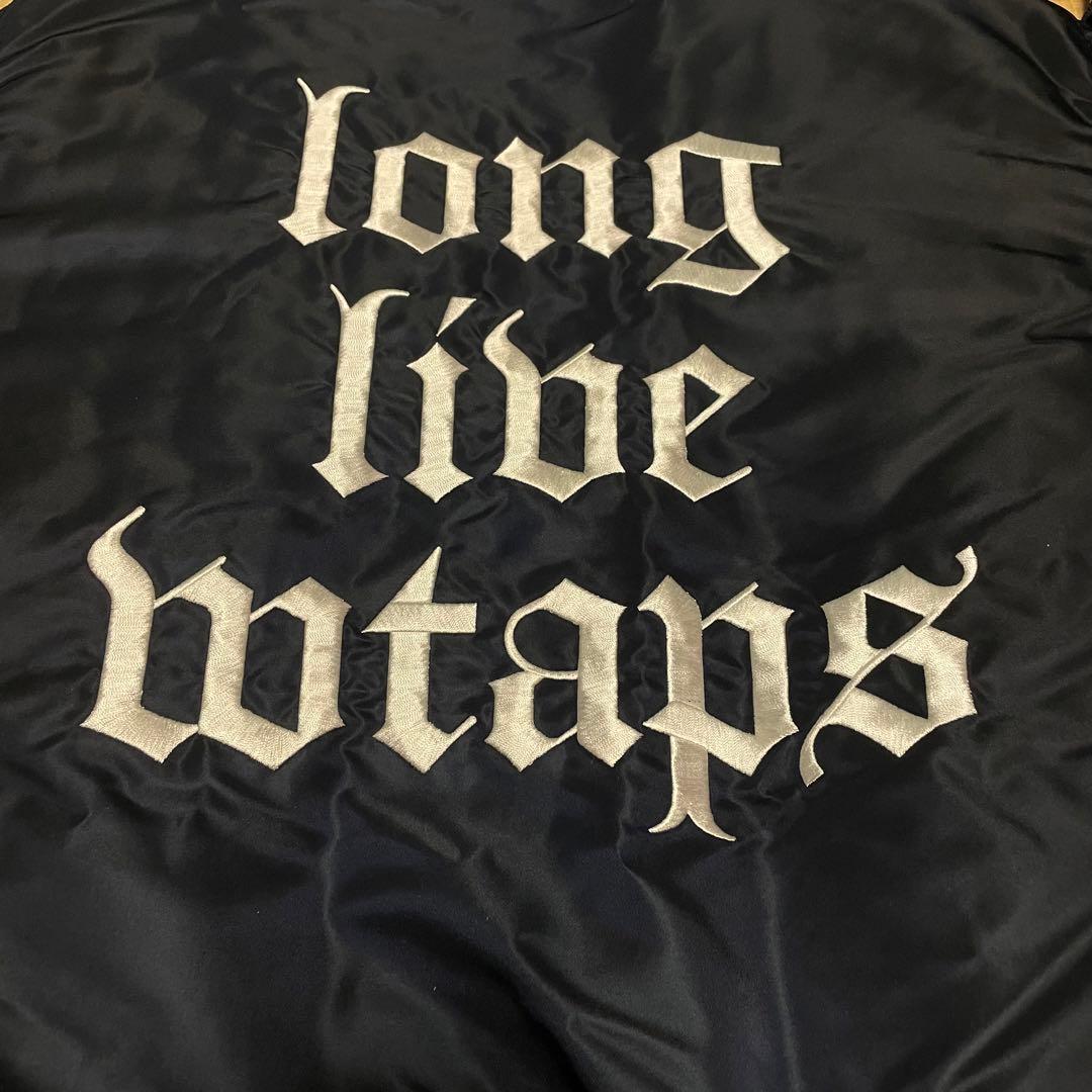 L WTAPS BENCH JACKET NYLON SATIN NAVY - メルカリ