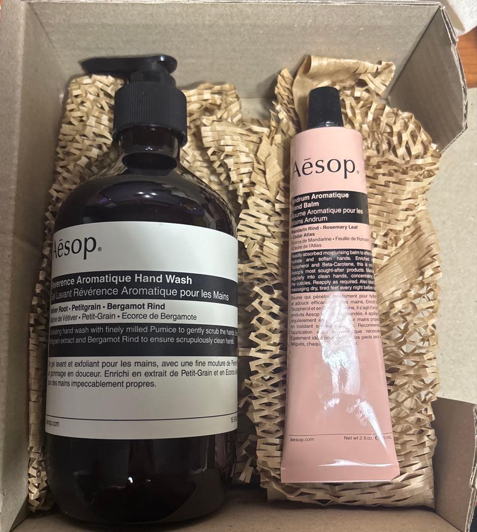 【新品未使用】Aesop レバレンスハンドウォッシュ ハンドバーム セット イソップ Aesop レバレンス ハンドウォッシュ 500mL エレオス ハンド