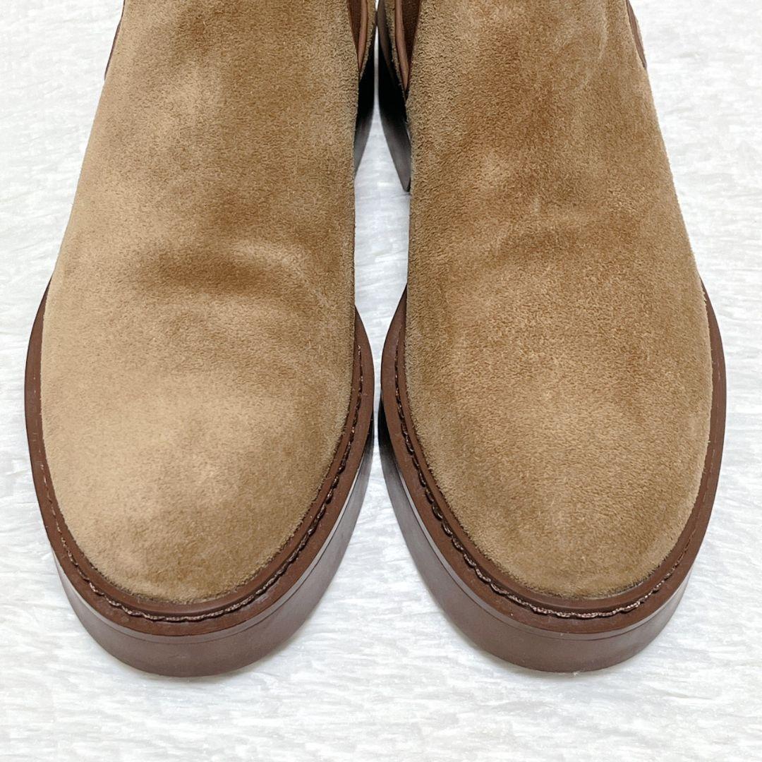 24時間限定価格​【極美品】サントーニ スエード サイドゴア ブーツ 38