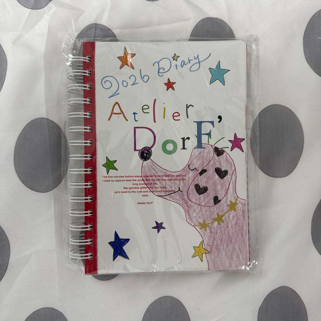 Atelier DorF’ スケジュール帳 2026 加藤愛里ちゃん Atelier DorF' 2026 スケジュール帳 加藤愛里 - メルカリ