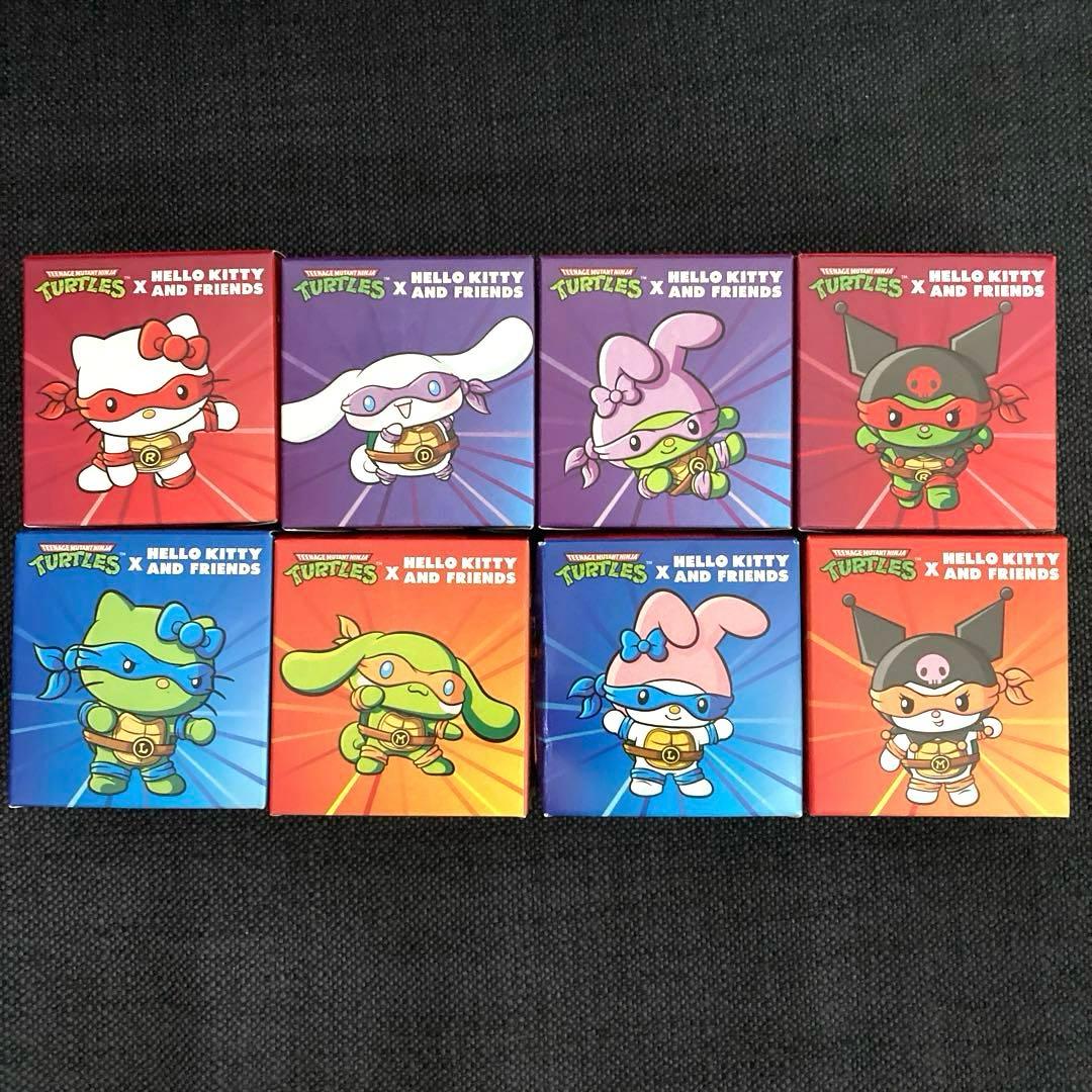 TMNT x Hello Kitty シンガポール　コンプ McDonald's Singapore Launches TMNT x Hello Kitty Happy Meal Toys