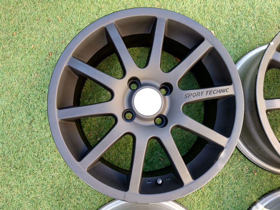 送料込み スポーツテクニック 4H-100 15インチ 6.5J +38 軽カー