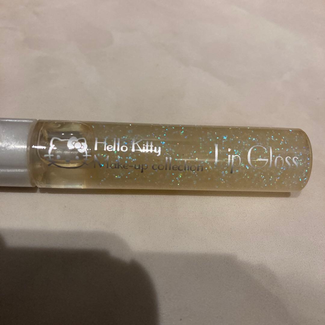 レトロ《2002年 ハローキティ リップグロス》当時物 コスメ☆イエロー