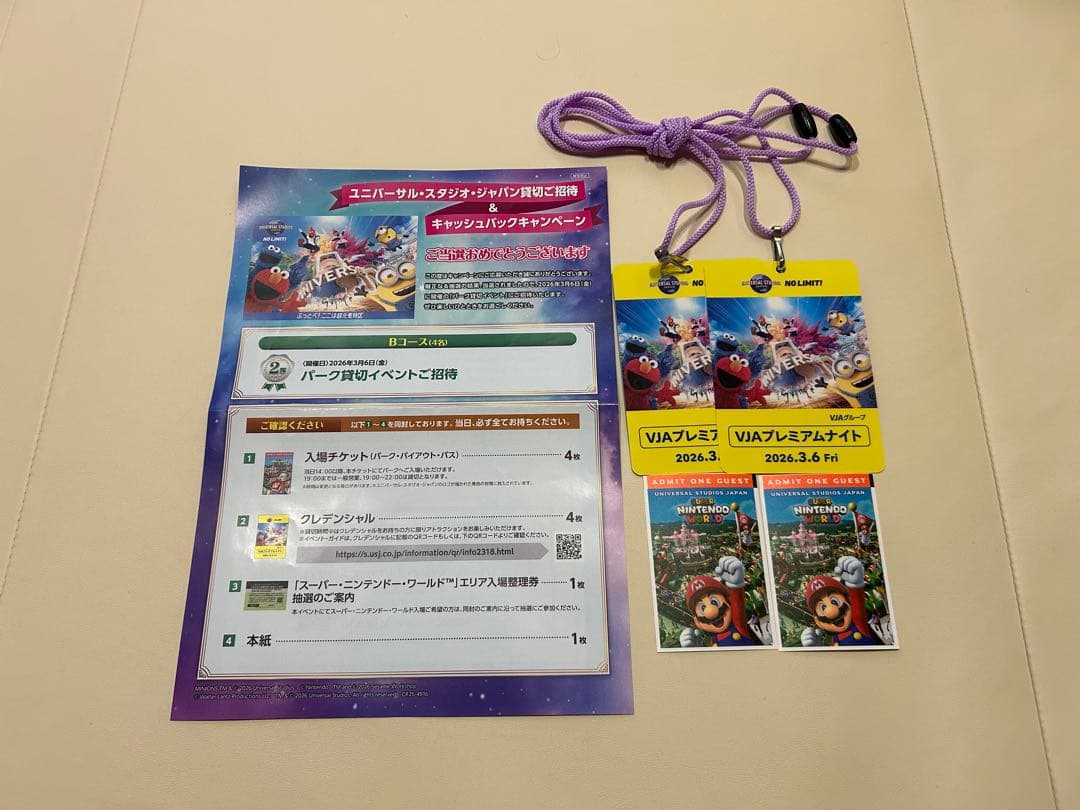 ユニバーサル・スタジオ・ジャパン 貸切 4名 - メルカリ